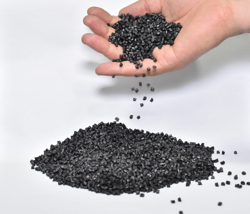 Recycled PE (Polyethylene) Black Pellets 
