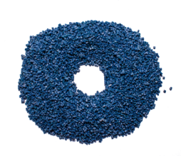 Recycled HDPE (Polyethylene) Blue Pellets 